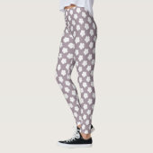 Mocha Brown Eyelet Leggings (Links)