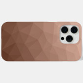 Mocha Brown geometrisch Mesh modernes Muster Case-Mate iPhone Hülle (Rückseite (Horizontal))