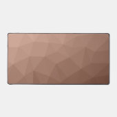 Mocha Brown geometrisch Mesh modernes Muster Schreibtischunterlage (Vorderseite)