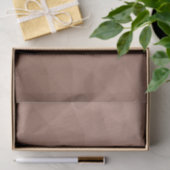 Mocha Brown geometrisch Mesh modernes Muster Seidenpapier (Geschenk)