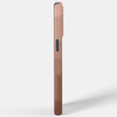 Mocha Brown geometrisches Maschenmuster Monogram Case-Mate iPhone Hülle (Rückseite / Rechts)