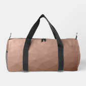 Mocha Brown geometrisches Maschenmuster Monogram Duffle Bag (Rückseite)