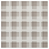Mocha Brown Gingham buffalo plaid check  Stoff (Muster)