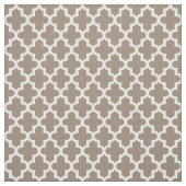Mocha Brown marokkanische Print Stoff (Muster)