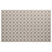 Mocha Brown Modern Quatrefolie Grosses Format Stoff (Yard (91,4 cm))