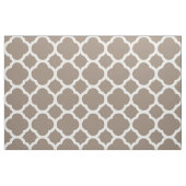 Mocha Brown Modern Quatrefolie Grosses Format Stoff (Fat Quarter (45,7 x 55,9 cm))