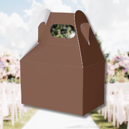 Mocha Brown Solid Color | Classic | elegant Geschenkschachtel