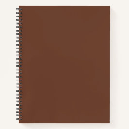 Mocha Brown Solid Color | Classic | elegant Notizblock