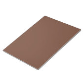 Mocha Brown Solid Color | Classic | elegant Notizblock (angewinkelt)