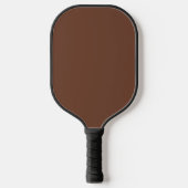 Mocha Brown Solid Color | Classic | elegant Pickleball Schläger (Vorderseite)