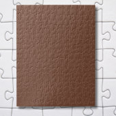 Mocha Brown Solid Color | Classic | elegant Puzzle