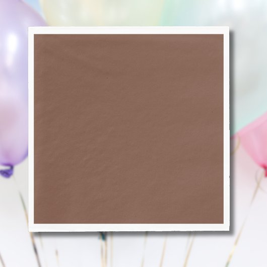 Mocha Brown Solid Color | Classic | elegant Serviette