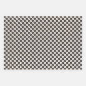 Mocha Brown Taupe Mocha Geschenkpapier Set (Vorderseite)