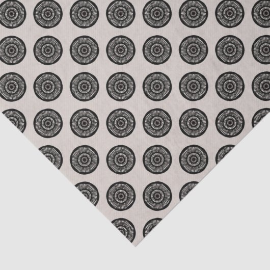 Mocha Brown Taupe Mocha Seidenpapier (Detail)