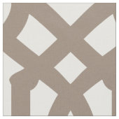 Mocha Brown Trellis Large Scale Stoff (Nahaufnahme)