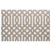 Mocha Brown Trellis Large Scale Stoff (Fat Quarter (45,7 x 55,9 cm))