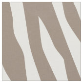 Mocha Brown Zebra Print Large Scale Stoff (Nahaufnahme)
