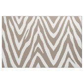 Mocha Brown Zebra Print Large Scale Stoff (Fat Quarter (45,7 x 55,9 cm))