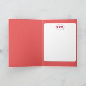 Mocha bunny Happy Birthday Card Karte (Innenseite)