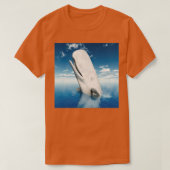 Mocha Dick Sperm Whale White Whale T-Shirt (Design vorne)