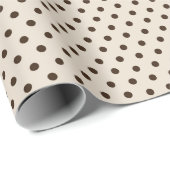 Mocha Dot Bliss Geschenkpapier (Rolleneckpunkt)