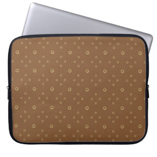 Mocha   Golden Zinnia Sun Laptopschutzhülle