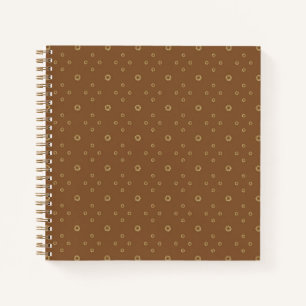 Mocha Golden Zinnia Sun Notizblock