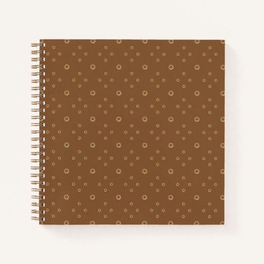 Mocha | Golden Zinnia Sun Notizblock (Vorderseite)