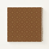 Mocha | Golden Zinnia Sun Notizblock (Rückseite)