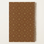 Mocha | Golden Zinnia Sun Notizblock (Rückseite)