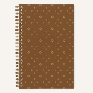 Mocha Golden Zinnia Sun Notizblock