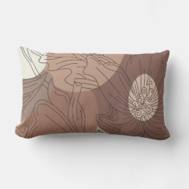 Mocha Hibiskus Botanische Harmonie für Set Lendenkissen