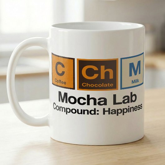 Mocha Lab Chemistry Coffee Vibes Kaffeetasse