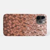 Mocha Mousse 3D Cube Pattern Case-Mate iPhone Hülle (Rückseite (Horizontal))