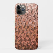 Mocha Mousse 3D Cube Pattern Case-Mate iPhone Hülle (Rückseite)