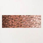 Mocha Mousse 3D Cube Pattern Yoga Mat Yogamatte (Rückseite (Horizontal))