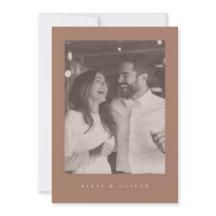 Mocha Mousse Boho Foto Wedding Modern