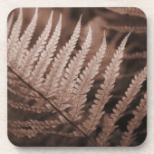 Mocha Mousse Botanic Foliage Getränkeuntersetzer (Vorderseite)