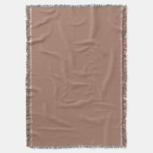 Mocha Mousse Braun einfarbig Decke (Vorderseite Vertikal)