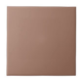 Mocha-Mousse-Braun einfarbig minimalist schlicht Fliese (Vorderseite)