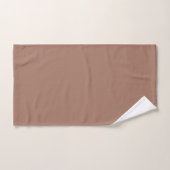 Mocha-Mousse einfarbig helles Schokoladenbraun Badhandtuch Set (Handtuch)