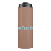 Mocha Mousse Farbe des Jahres 2025 Thermosbecher (Vorderseite)