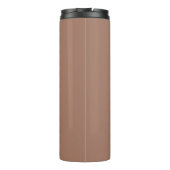 Mocha Mousse Farbe des Jahres 2025 Thermosbecher (Rückseite)