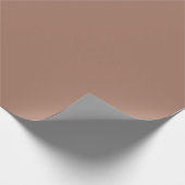 Mocha-Mousse-Farbtrend Geschenkpapier (Ecke)