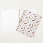 Mocha Mousse Feathers Planner Planer (Anzeige)