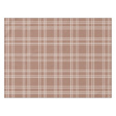 Mocha Mousse Gingham Tischdecke (Vorderseite (Horizontal))