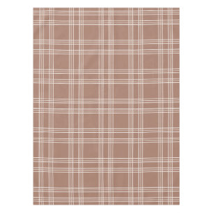 Mocha Mousse Gingham Tischdecke