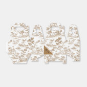 Mocha Mousse / Kupfer Toile, Geschenkschachtel (Ungefaltet)