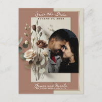 Mocha Mousse Modern Botanischer Blumenstrauß Save