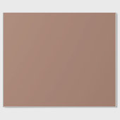 Mocha Mousse Solid Color Geschenkpapier (Flach)